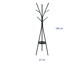 Kapstok MAUL Avalon staand 180cm zwart - 10