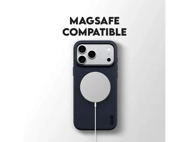 PanzerGlass CARE by Fusion Fabric Case Blue w. MagSafe iPhone 18