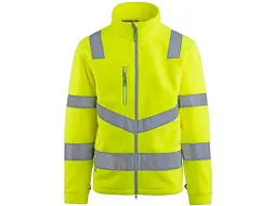 Fleece vest Arco Responsible Hi-Vis geel maat L
