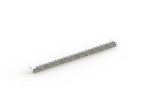 sokkellijst,v. inhaakstelling,HxB 56x1000mm,staal verzinkt
