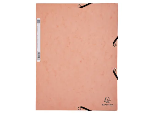 Elastomap Exacompta Aquarel A4 3 kleppen 400gr glanskarton assorti