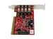 4 Poorts PCI SuperSpeed USB 3.0 Adapterkaart met SATA/SP4 Voeding