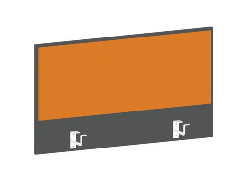 baliepaneel bureau aanbouw achter MS-donkergrijs BN3005-geel 1000mm