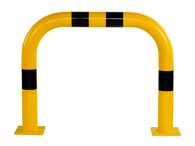 arceau de protection,p. int./ext.,HxlxP 600x750x160mm,acier,jaune/noir