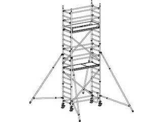 rolsteiger,reik H 6,25m,steiger H 5,49m,2platform(s),m. luik - 12