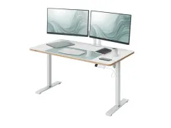 Ergo Zit/Sta bureau 120x70cm elektrisch op voet