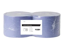 Poetspapier Rol Verlijmd Blauw 3-laags 2 Rol