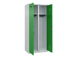 locker voor scheiding van kleding,HxBxD 1850x800x500mm,2vak - 1