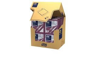 Tork 477775 Soft Dinnerservet Advanced Paars 39x39cm - 3