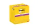 Memoblok Post-it 655 Super Sticky 76x127mm neon geel 12 stuks