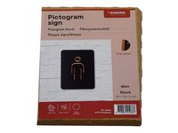Pictogram Europel man zwart