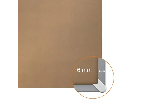 Prikbord Nobo Impression Pro widescreen 50x89cm kurk