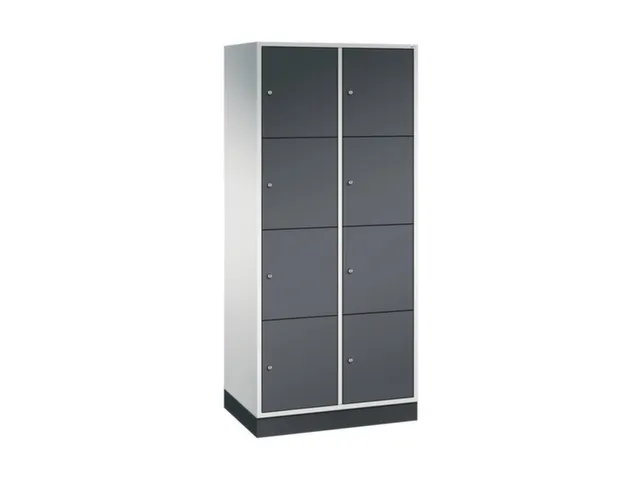 armoire multicases grand volume,RAL7035/RAL7021,HxlxP 1950x820x500mm