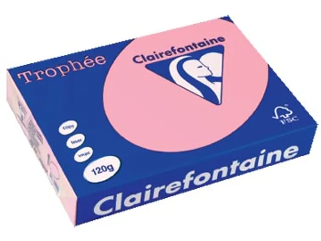 Trophée Pastel gekleurd papier A4 120 gram 250vel Roze
