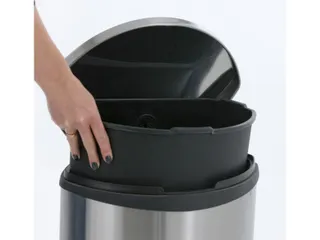 Pedaalemmer Shell Bin 30 Liter Mat RVS - 2