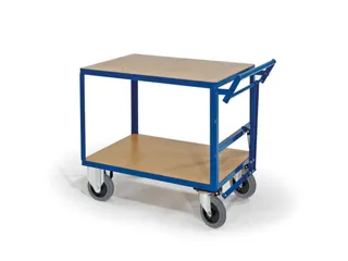 tafelwagen,draagverm. 600kg,2etage(s),laadvl. LxB 1200x800mm,MDFetage - 1