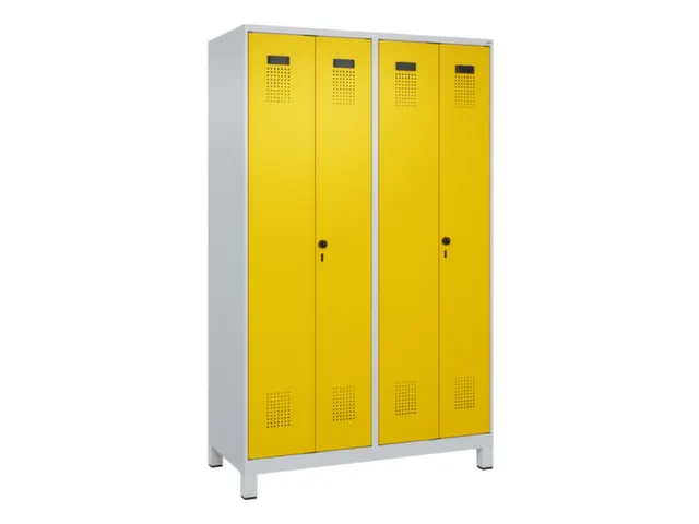 locker voor scheiding van kleding,HxBxD 1950x1200x500mm,4vak