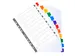Tabblad Karton 160 Gram A4 index 12 tabs wit