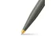 Balpen SHEAFFER VFM 9427 Glossy Light Gray met PVD Gold-Tone Trim