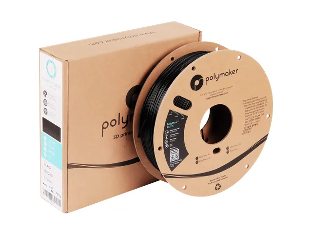 Filament PETG PolyMax Tough Polymaker 1,75mm Noir 0,75kg