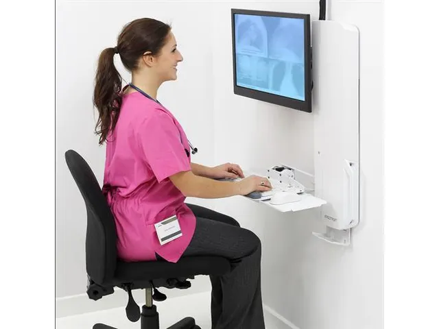 StyleView zit-sta verticale lift, druk verkeergebied (wit)