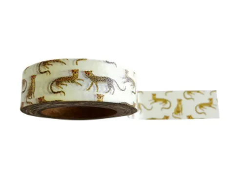 Tape Washi Panter wit 15mmx10m