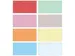Intercalaires, 240 X 105 Mm, Paquet De 100 Pièces, Couleurs Assorties