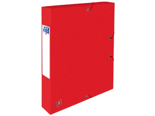 Elastobox Oxford Top File+ A4 40mm rood