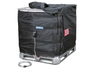 verwarmingsmantel,v. IBC inhoud 1000l,buiten nylon,zwart,2000 W - 1