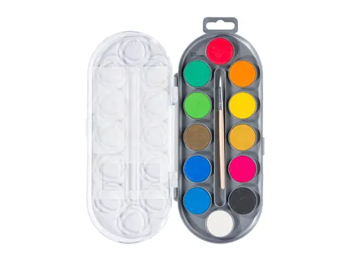 Verfdoos Bruynzeel Kids 12 kleuren waterverf