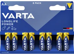Batterij Varta Longlife Power 8x AA