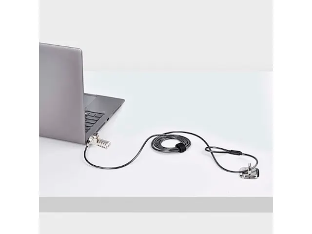 Laptop Kabelslot 10 Stuks met Dubbele Toegang 2 Meter Security Kabel