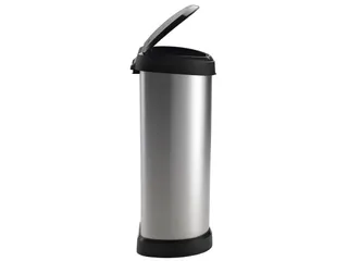 Push Bin Decobin 40 Liter Prullenbak 40 Liter Metallic - 2