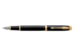 Vulpen Parker IM Black Lacquer GT Finish Medium Blauwe inkt