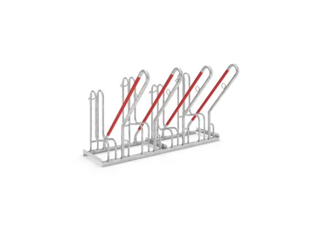 fietsbeugel,L 1400mm,4instelplaatsen,gebruik eenzijdig,vuurverzinkt