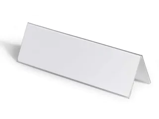 Tafelnaambord Durable 8053 105x297mm transparant - 3