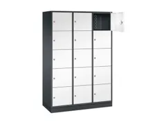 grootvolume-lockersysteem,HxBxD 1950x1220x500mm,3x5vakken,cil.-slot