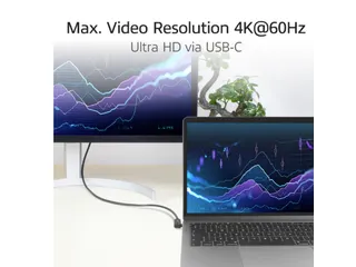 Kabel ACT USB-C hoek links/rechts USB-C hoek boven/beneden 10Gbps 1m - 5