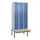locker met bank,HxBxD 2120x900x815mm,3vak,vak B 300mm,draaigrendel