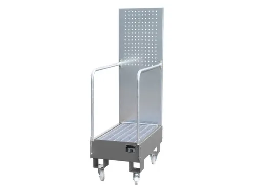 verrijdbare opvangbak,v. 2x60l vat,opvangvol. 60l,HxBxD 1685x500x875mm