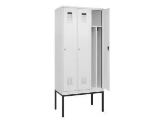 locker voor scheiding van kleding,HxBxD 2120x900x500mm,3vak - 1