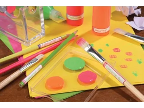 Mini Naametiket Roze/paars 30 stuks