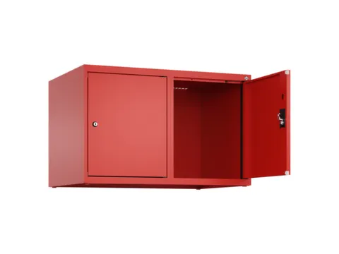 opzetkast,v. locker,2vak.,vak B 400mm,HxBxD 500x800x500mm,cilinderslot