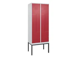 Z-garderobekast,HxBxD 2120x800x500mm,vak B 200/400mm,cil.-slot