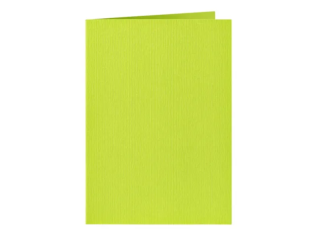 Correspondentiekaart Papicolor dubbel 105x148mm appelgroen pak à 6 st