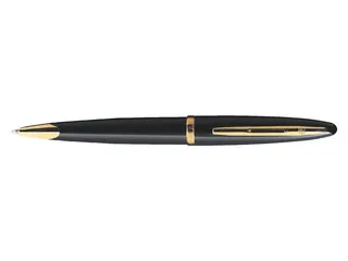 Balpen Waterman Carene Black Sea lacquer GT Medium Blauwe inkt - 1