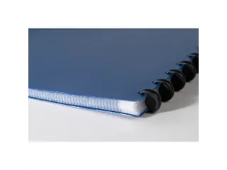 Showalbum PP ring 30 tas A4 blauw metal - 7