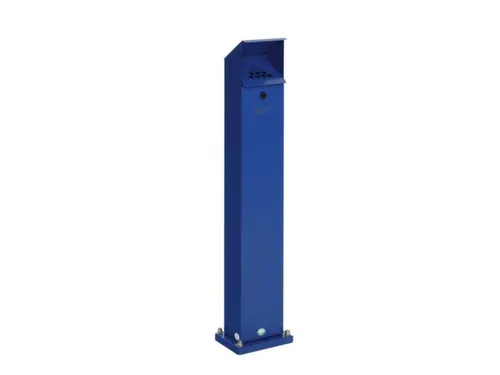 Asbakstaander Vierkant Staalplaat 2 liter 1150x180x150mm blauw