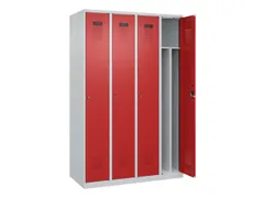 locker voor scheiding van kleding,HxBxD 1850x1200x500mm,4vak