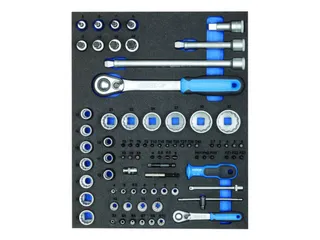 TS CT2-D19-D20 Dopsleutelset 1/4 inch+1/2 inch in 2/4-controlemodule - 1